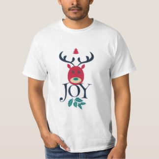Reindeer Joy Holiday T-Shirt Tシャツ