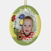 Reindeer Lightsカスタマイズ可能な写真オーナメント セラミックオーナメント (右)