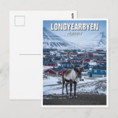 Reindeer Longyearbyen Svalbard Norway ポストカード (正面/裏面)
