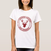 Reindeer Mail Postage Stamp Tシャツ (正面)