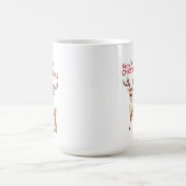 🎁Reindeer Merry Christmas Coffee Mug Gift ✨ コーヒーマグカップ (中央)