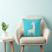 Reindeer Modern and Retro Art Throw Pillow クッション (椅子)
