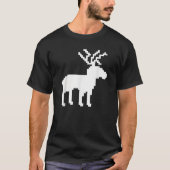Reindeer norwegian pattern  tシャツ (正面)