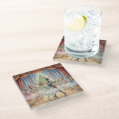 Reindeer Nutcracker Ballet, Glass Coaster ガラスコースター (アングル)