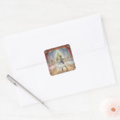 Reindeer Nutcracker Ballet, Stickers スクエアシール (封筒)