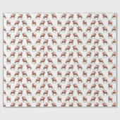 Reindeer Parade Christmas Wrapping Paper ラッピングペーパー (フラット)
