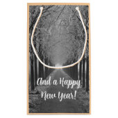 Reindeer, pixelart Merry Christmas  スモールペーパーバッグ (裏面)