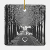 Reindeer, pixelart Merry Christmas, Pixel Art  セラミックオーナメント (裏面)