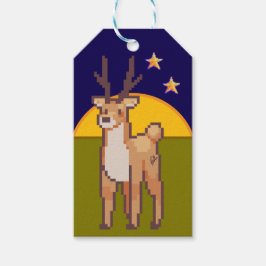 Reindeer, Pixelart, Pixel, Art  ギフトタグ