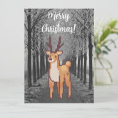 Reindeer, pixelart, Pixel Art Merry Christmas  シーズンカード (スタンド正面)