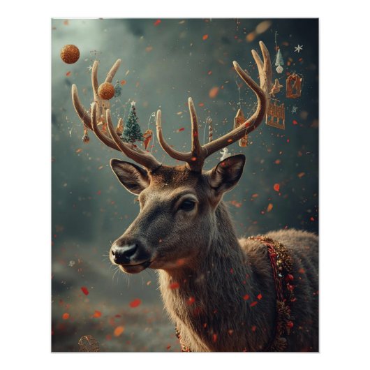 Reindeer Poster ポスター (正面)