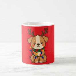 Reindeer Pup コーヒーマグカップ