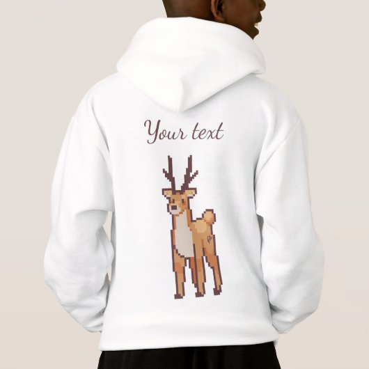 Reindeer, Santa pixelart, Pixel Art (裏面)