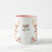 Reindeer Sleigh Christmas Mug マグカップ (中央)