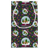 Reindeer Snow Globes スモールペーパーバッグ (裏面)