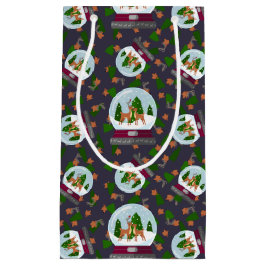 Reindeer Snow Globes スモールペーパーバッグ