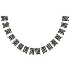 Reindeer Snow Globes バンティングフラッグ