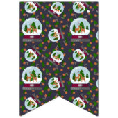 Reindeer Snow Globes バンティングフラッグ (第2の旗)