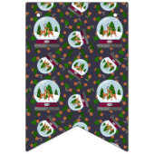 Reindeer Snow Globes バンティングフラッグ (第3の旗)