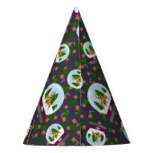 Reindeer Snow Globes パーティーハット (裏面)