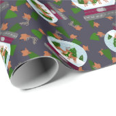 Reindeer Snow Globes ラッピングペーパー (ロールコーナー)