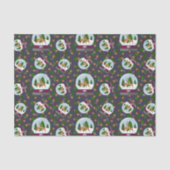 Reindeer Snow Globes 薄葉紙 (正面)