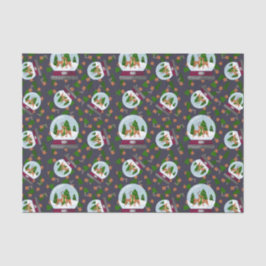 Reindeer Snow Globes 薄葉紙