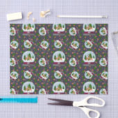 Reindeer Snow Globes 薄葉紙 (クラフト)