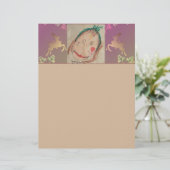 Reindeer, Snowflakes +Photo レターヘッド (スタンド正面)