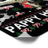 Reindeer Speculum Obgyn Nurse Ugly Christmas Obste ポスター (角)