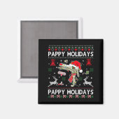 Reindeer Speculum Obgyn Nurse Ugly Christmas Obste マグネット (正面/裏面)