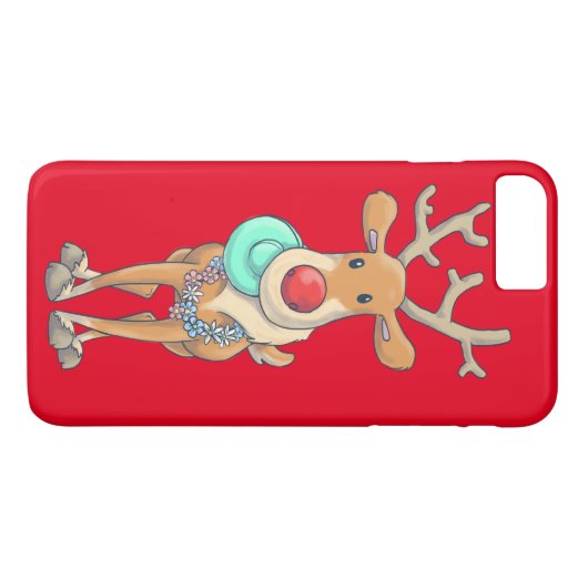 reindeer_xmas Case-Mate iPhoneケース (裏面(横))