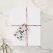 Reindeers and Kitty Cats ギフトタグ (より糸付き)