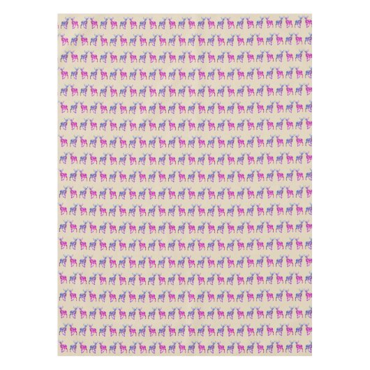 Reindeers Christmas Art  テーブルクロス (正面)