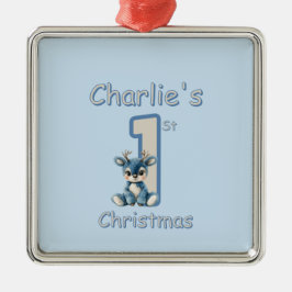 Reindeer's First Christmas! メタルオーナメント