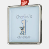 Reindeer's First Christmas! メタルオーナメント (左)