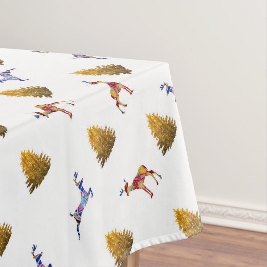 Reindeers Holiday Tree  テーブルクロス (インサイチュ)