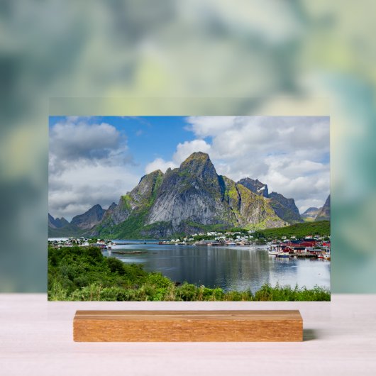 Reine auf den Lofoten アクリルサイン (ニュートラル)