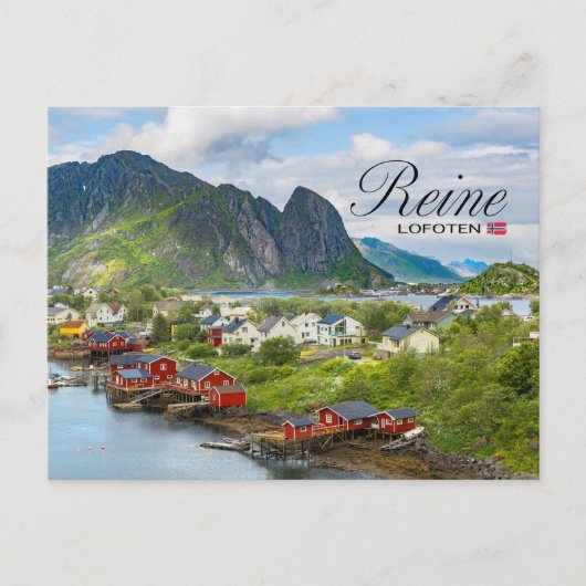 Reine auf den Lofoten ポストカード (正面)