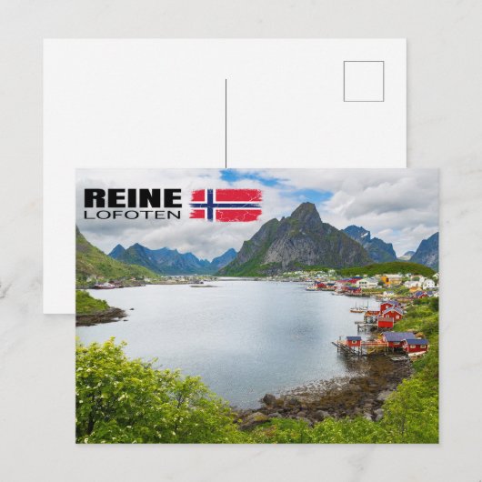 Reine auf den Lofoten ポストカード (正面/裏面)