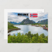 Reine auf den Lofoten ポストカード (正面/裏面)
