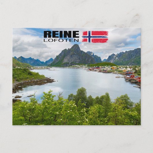 Reine auf den Lofoten ポストカード (正面)