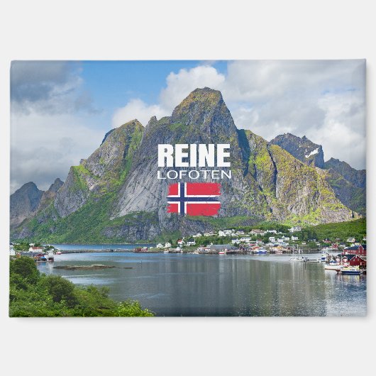 Reine auf den Lofoten マグネット (正面)