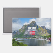 Reine auf den Lofoten マグネット (正面/裏面)