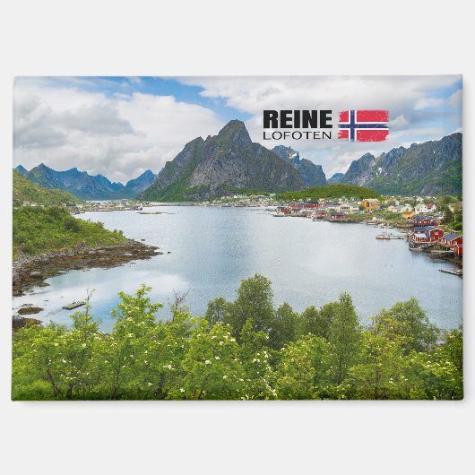 Reine auf den Lofoten マグネット (正面)