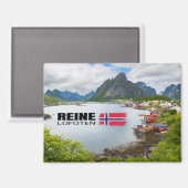 Reine auf den Lofoten マグネット (正面/裏面)
