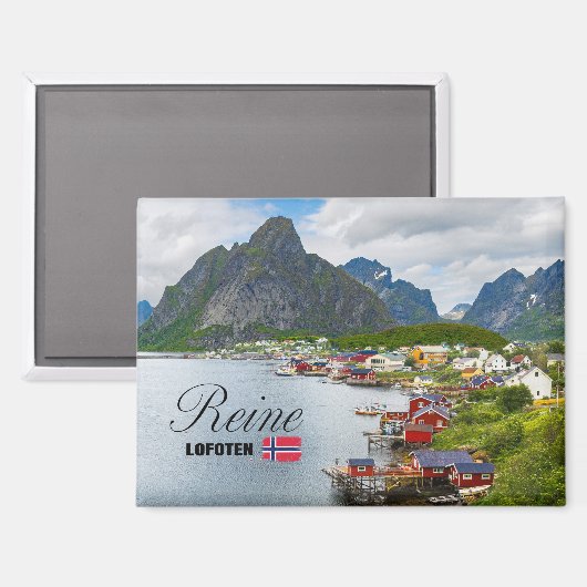 Reine auf den Lofoten マグネット (正面/裏面)