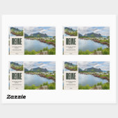 Reine auf den Lofoten 長方形シール (シート)