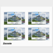 Reine auf den Lofoten 長方形シール (シート)
