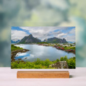 Reine auf den Lofoten Magnet アクリルサイン (ニュートラル)
